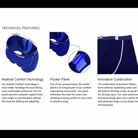 mypackage boxer brief XXL back/red 38-40”W - Picture 7 of 8